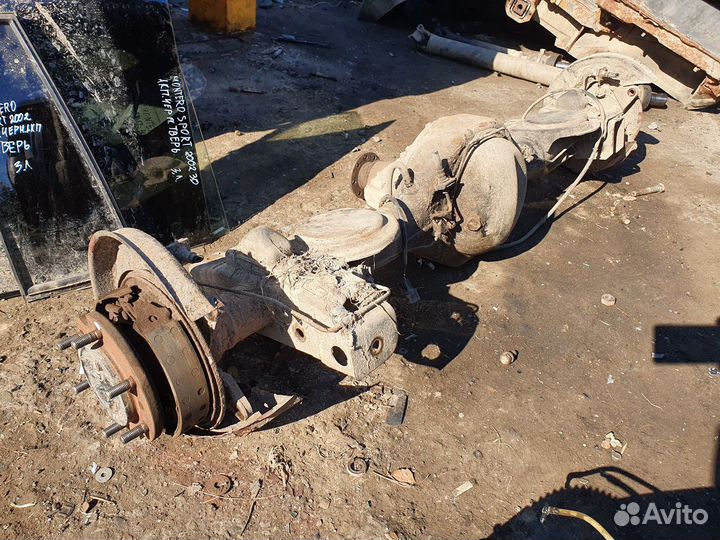 Задний мост в сборе montero pajero sport 1 k9 k90