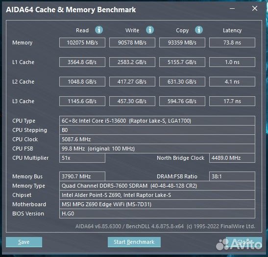 G skill trident z 48gb 8000Mhz