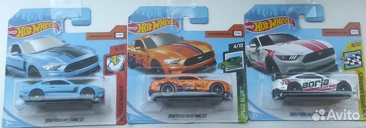 Hot Wheels подборка Ford Mustang