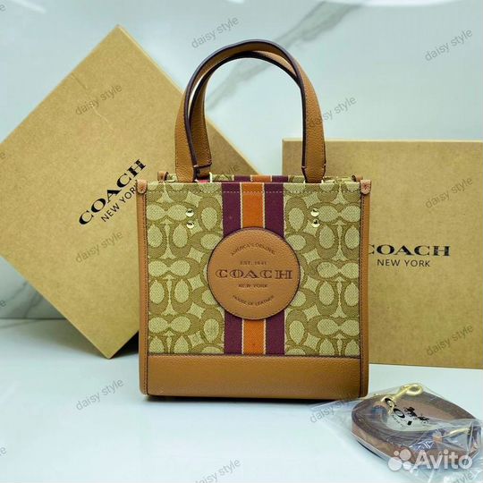 Сумка женская Coach New York brown (новые)