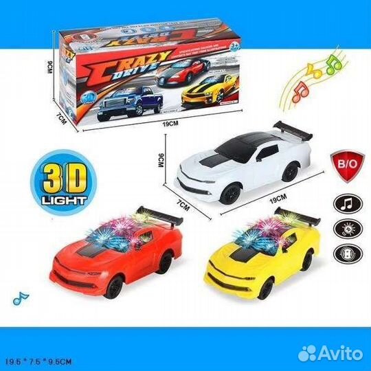 Машинка свет звук