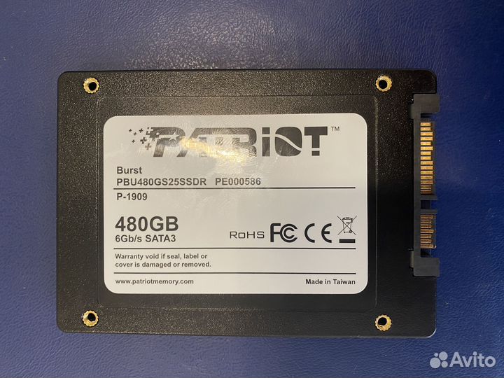 SSD диск 480 gb