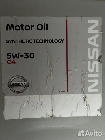 Моторное масло Nissan C4 5W-30 / 208 л