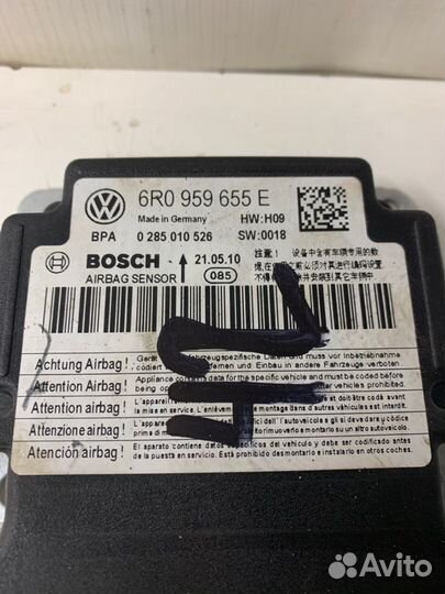 Блок air bag Volkswagen Polo хетчбек 1.4 CGG 2010