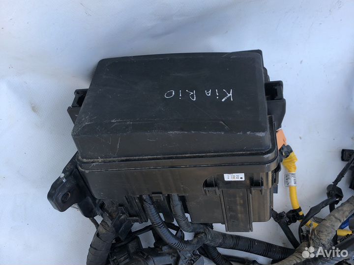 Проводка в сборе с блоком предохранителей киа рио