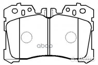 Колодки тормозные дисковые lexus: ls460 07- HSB