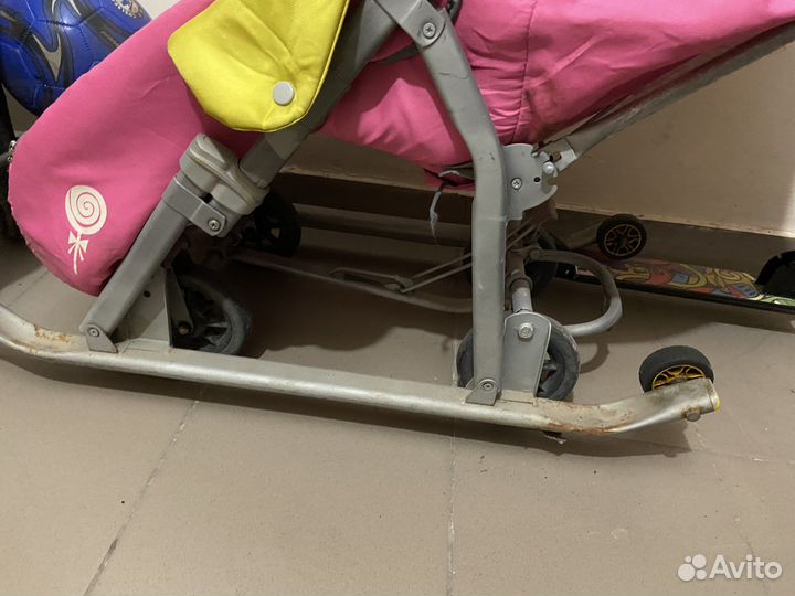 Коляска санки ника