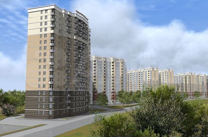 2-к. квартира, 56,2 м², 17/17 эт.