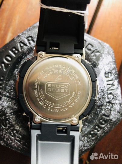 Casio G-shock GM-110-1AER с хронографом