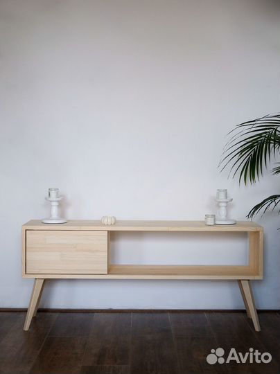 Консоль тв из дерева