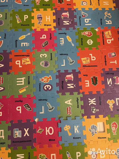 Мягкий коврик пазл