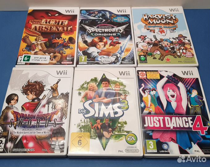 Лицензионные игры Nintendo Wii