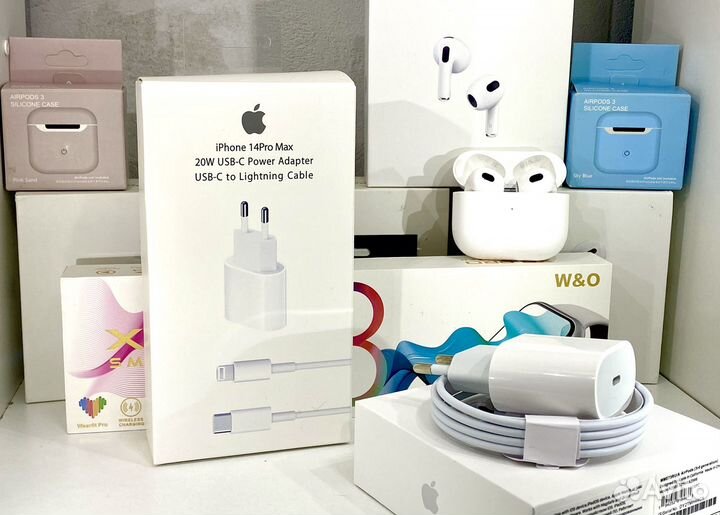 Быстрая зарядка для iPhone 20w (Комплект)