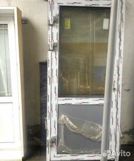 Готовые двери 950х2100 мм алюминиевые