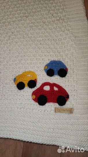 Плед детский вязаный