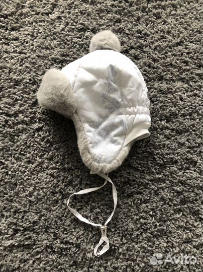 Шапка (ушанка) зимняя для девочки