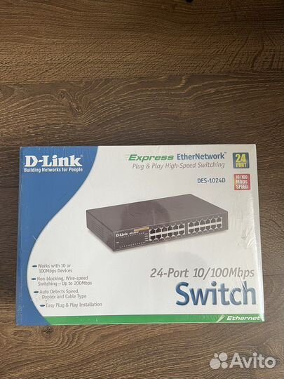 Коммутатор D link DES-1024D