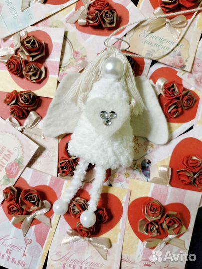 Ангелочки фигурки/ Подвеска ангелочек handmade
