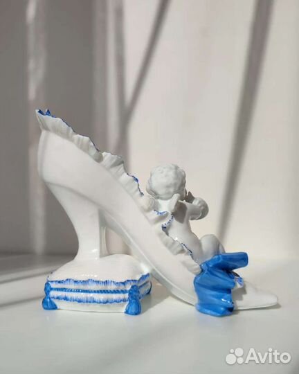 Статуэтка Туфля Ангелы Херувимы Мейсен Meissen