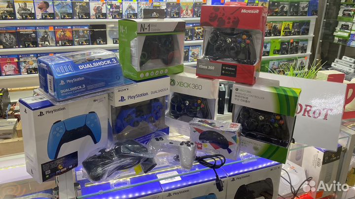 Джойстики на игровые приставки и пк