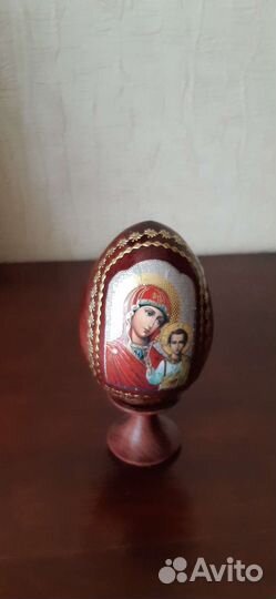 Яйцо пасхальное деревянное