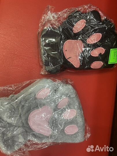 Аниме ушки/рукавички