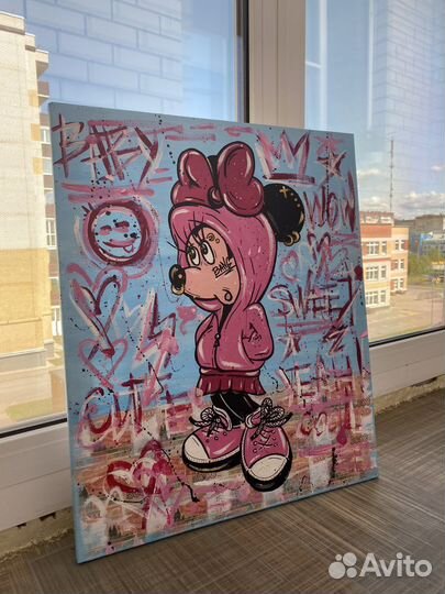 Картина акрилом на холсте