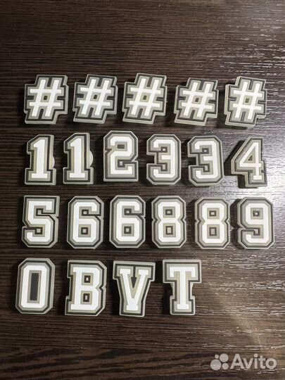 Джибитсы (буквы и цифры)