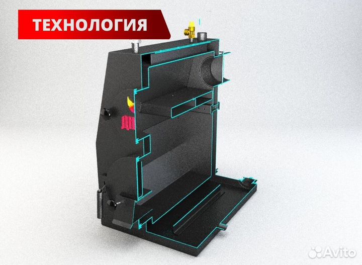 Твердотопливный котел