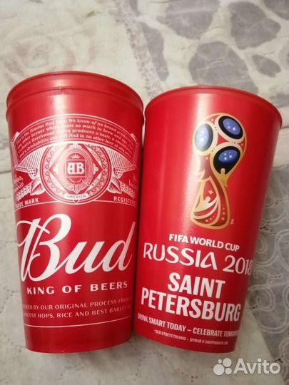 Коллекционные стаканы с чм по футболу 2018