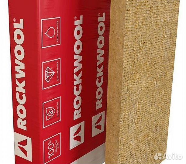 Роквул лайт баттс оптима утеплитель 50/100