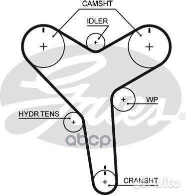 13568-29025 Ремень грм lexus RX300,400/toyota C