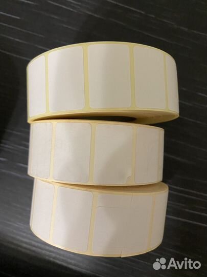 Термо этикетки, штрих коды самоклейки упаковка А4