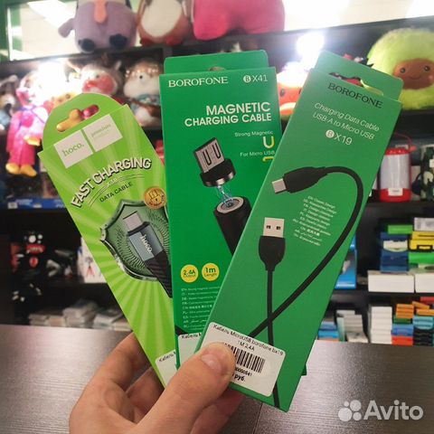 Кабеля Type-C/micro/Lightning/AUX в ассортименте