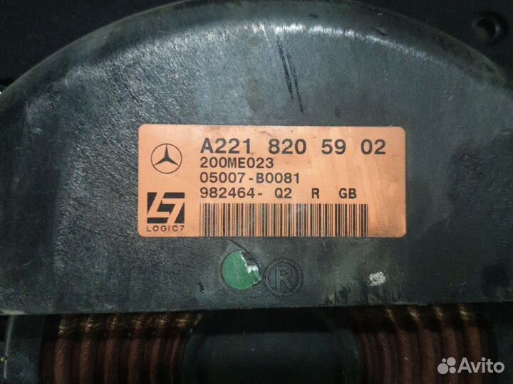 Динамик двери передний правый мерседес w221 harman