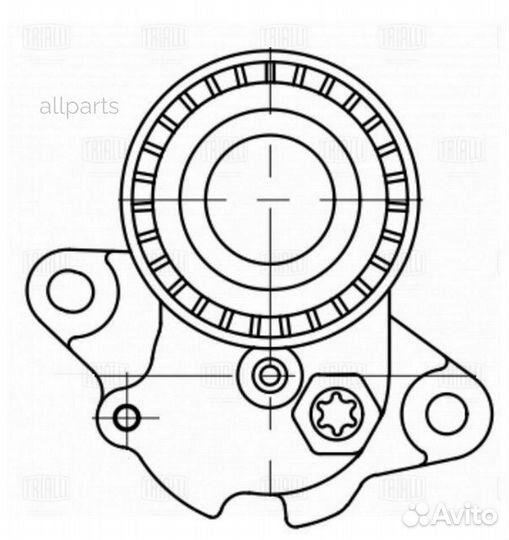 Trialli CM-5084 Ролик привод. ремня для а/м Skoda Octavia A7 (12) 1.8/2.0TSi EA888 g.3 (с натяж. мех