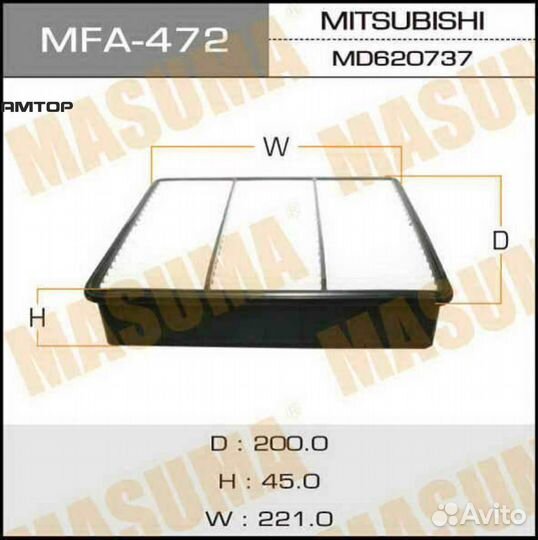 Masuma MFA-472 Фильтр воздушный Masuma MFA-472