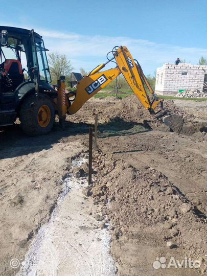 Услуги экскаватора погрузчика jcb
