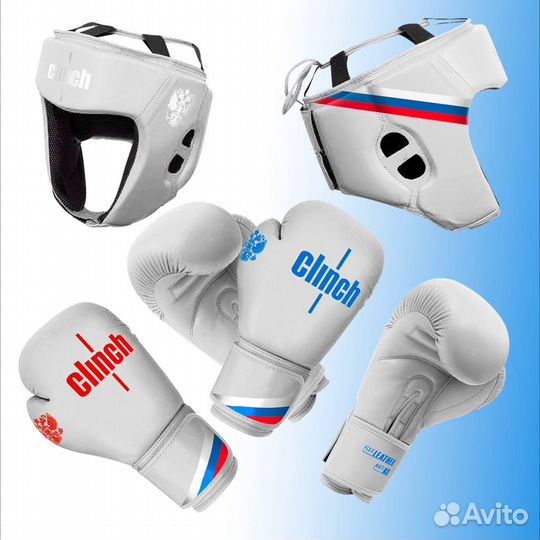 Перчатки и шлема clinch для соревнований