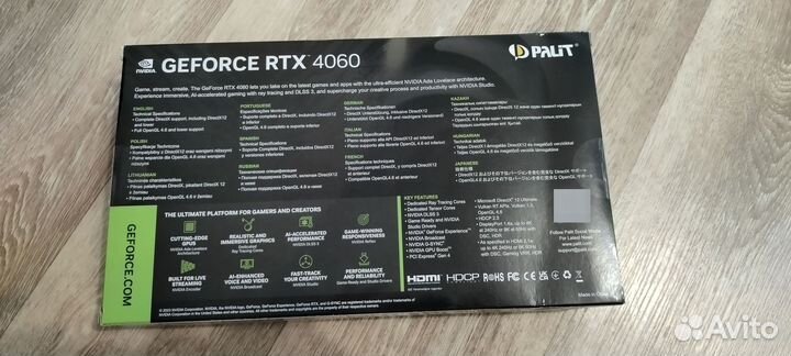 Palit GeForce RTX 4060 StormX новая