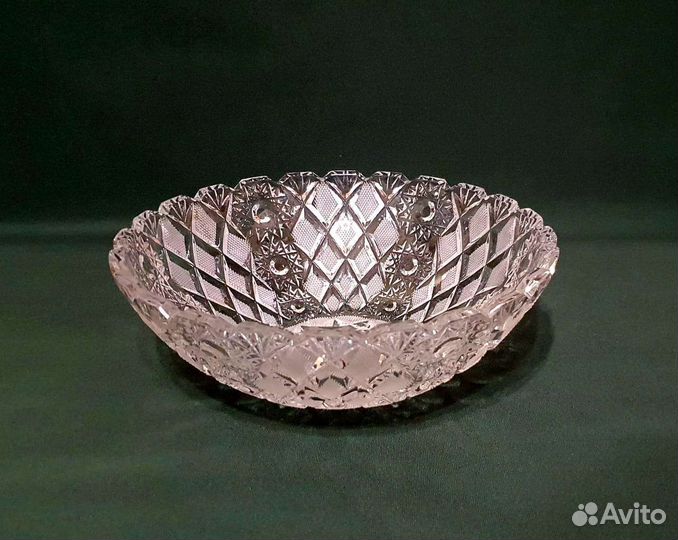 Конфетница (салатница ). Хрусталь