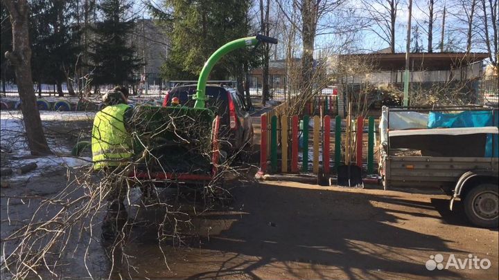 Аренда измельчителя веток