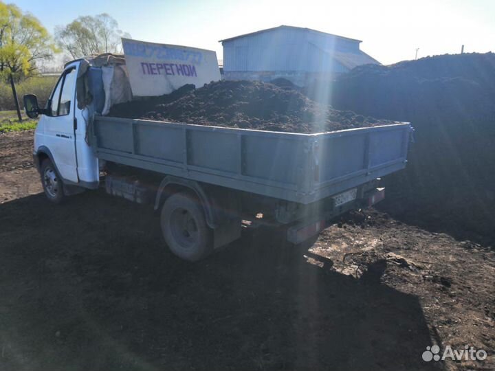 Перегной конский, навоз, песок