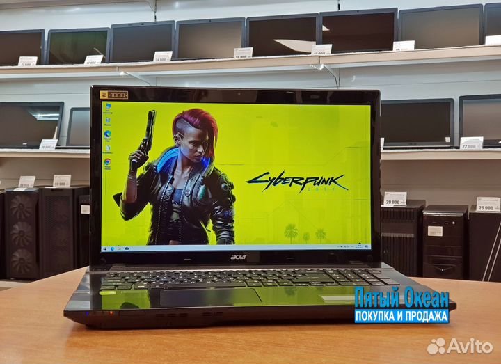 Ноутбук Acer 17, Core i7, 16Gb, GeForce 4Gb