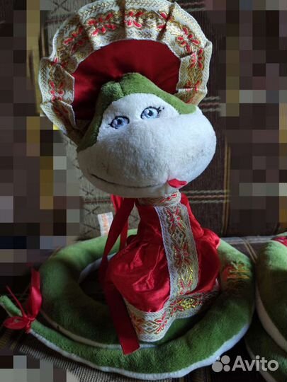 Мягкая игрушка змея