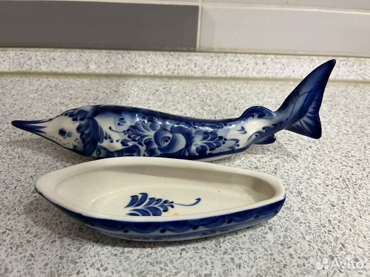 Икорница гжель