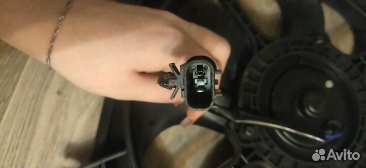 Вентилятор радиатора кондиционера акцент тагаз