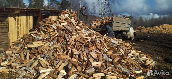 Дрова березовые колотые