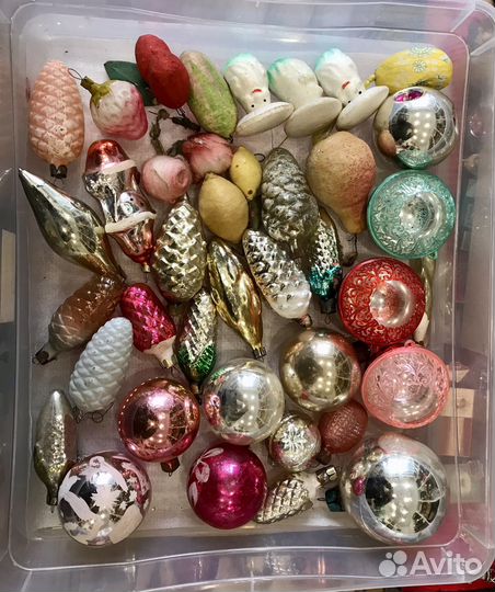 Елочные игрушки СССР
