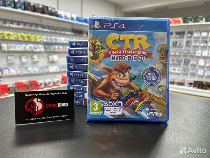 Диск Crash Team Racing Nitro-Fueled PS4